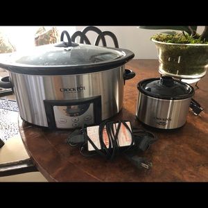 Crock-Pot SCCPVP600SA 6-Quart Slow Cooker Ltl dip